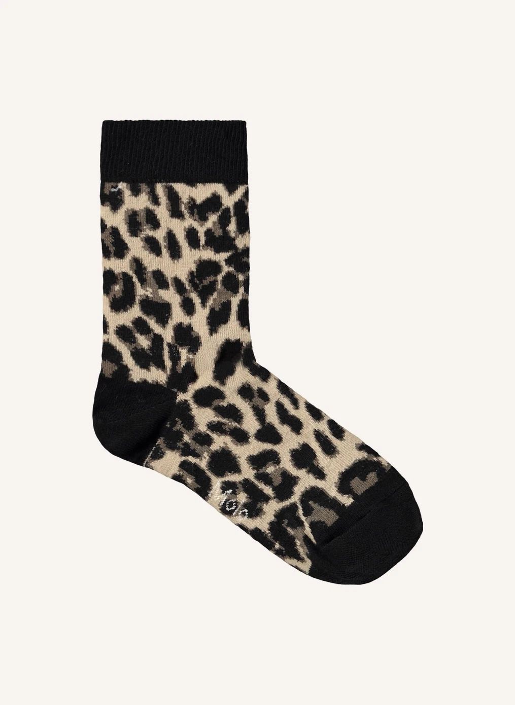 Lot de 2 Paires de Chaussettes Nomi Leopard | Noir- Image produit n°4