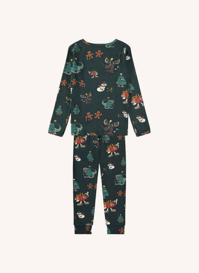 Pyjama Lue Noel Coton Bio | Bleu nuit