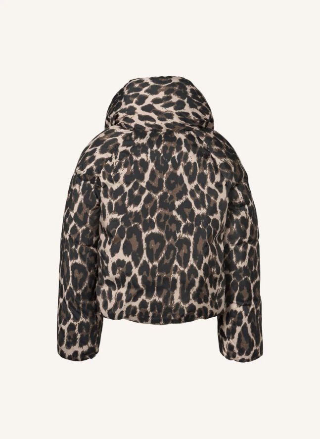 Doudoune Heylee Leopard | Marron