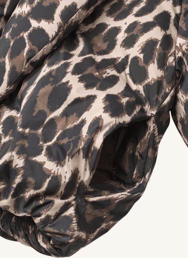 Doudoune Heylee Leopard | Marron