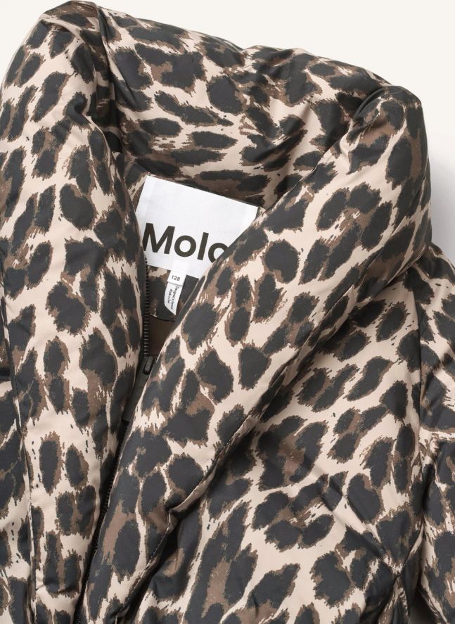 Doudoune Heylee Leopard | Marron
