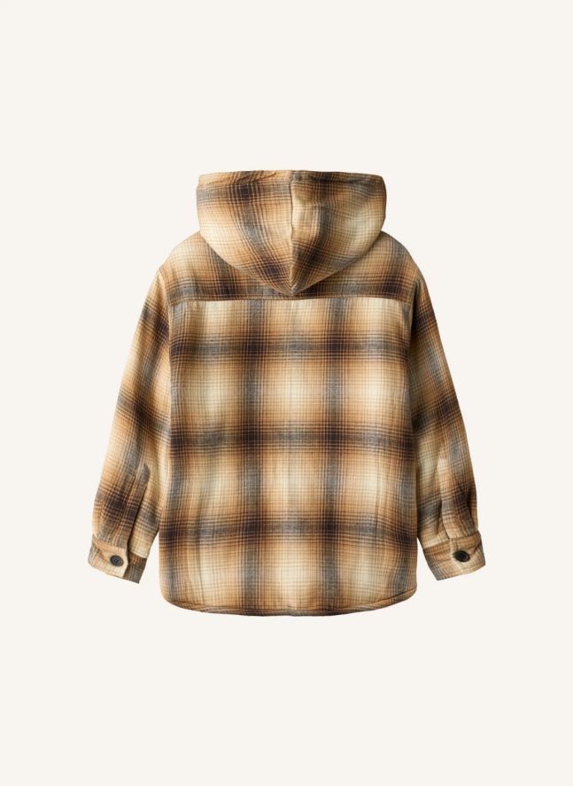 Chaqueta de pluma Hamelo Carreaux | Marrón