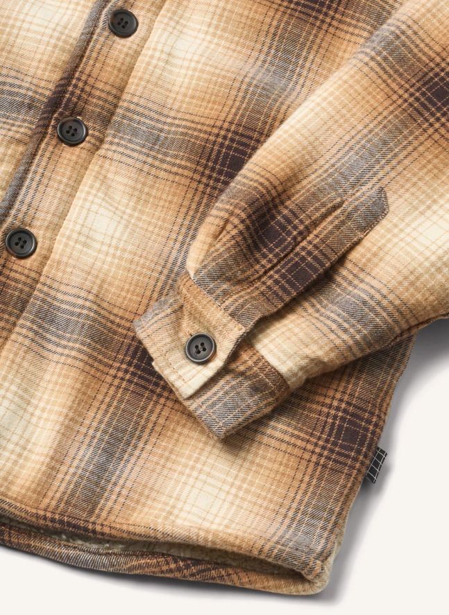 Chaqueta de pluma Hamelo Carreaux | Marrón