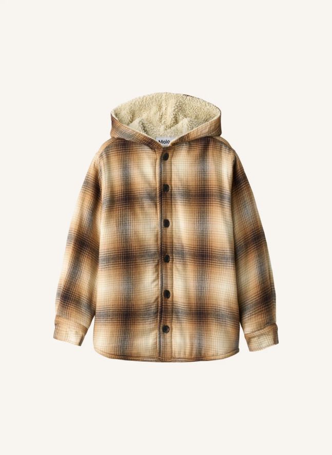 Chaqueta de pluma Hamelo Carreaux | Marrón