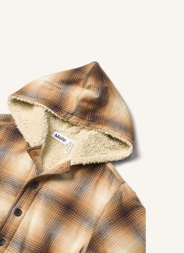 Chaqueta de pluma Hamelo Carreaux | Marrón