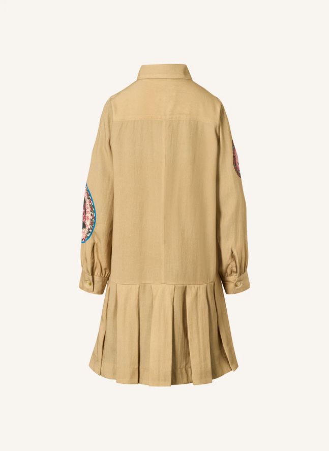 Robe Chemise Smiley Carrie | Camel