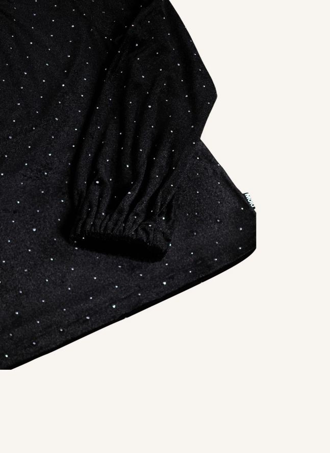 T-shirt Pailleté Rikki | Noir