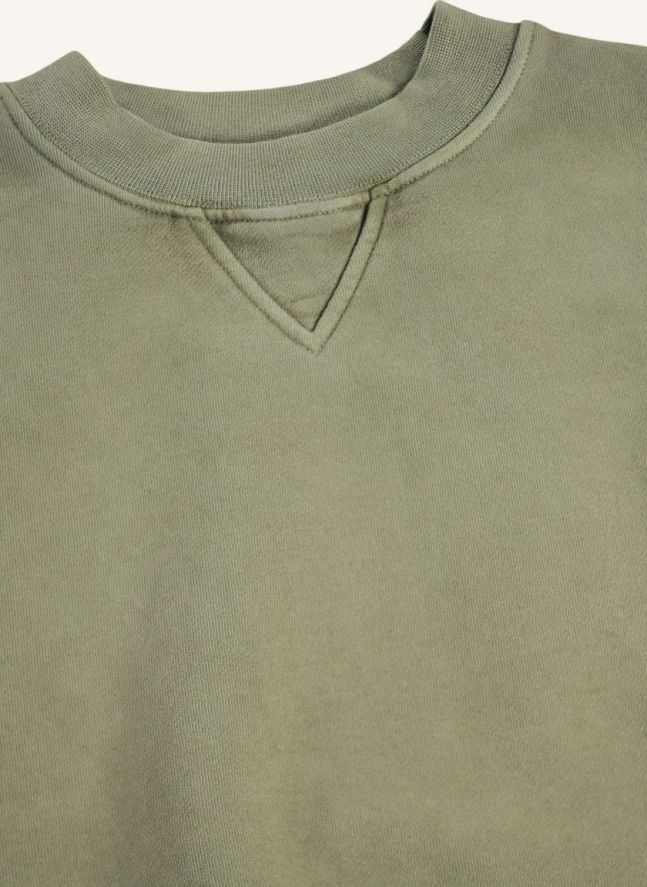 Pull Martell Coton Bio | Vert kaki