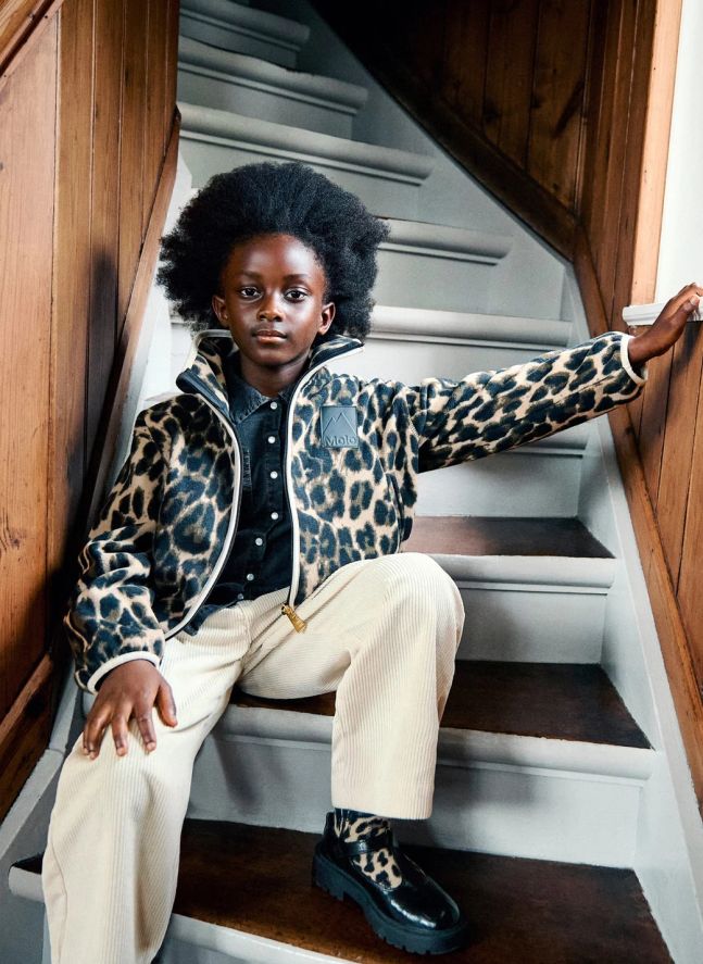 Veste Uliana Leopard Fibres Recylées | Marron