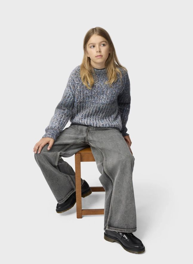 Pull Bosse Dégradé | Gris anthracite