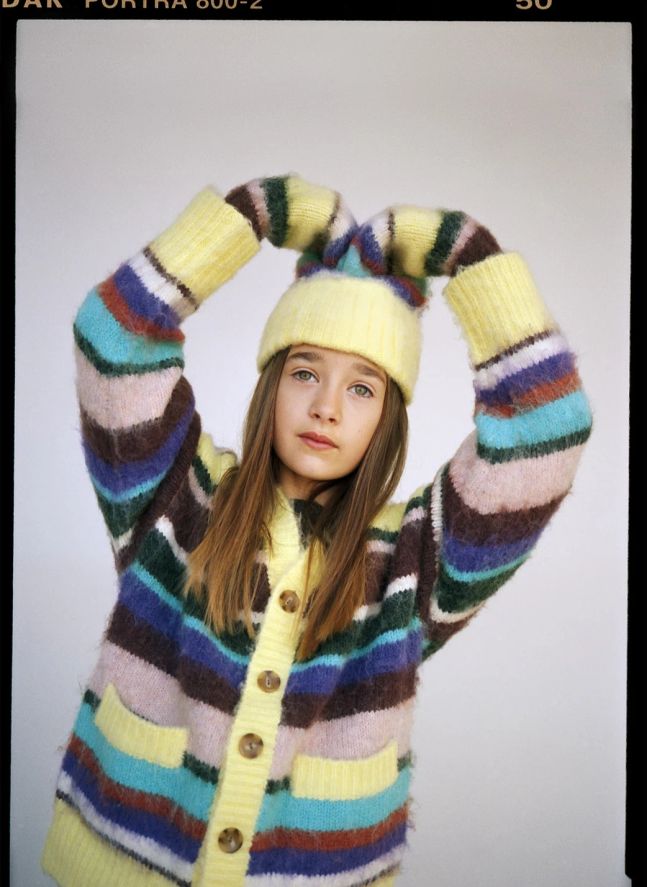Gilet Bruttus Rayé | Jaune