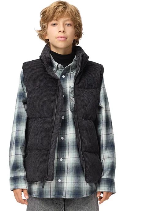 Chaqueta de pluma sin mangas Heike | Negro