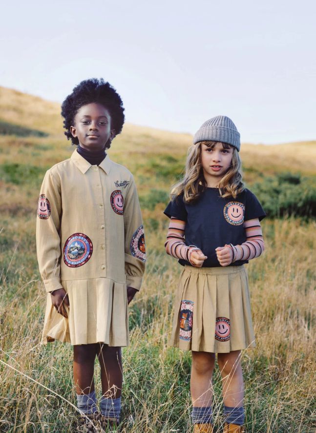 Carrie Smiley Shirt Dress | Camel