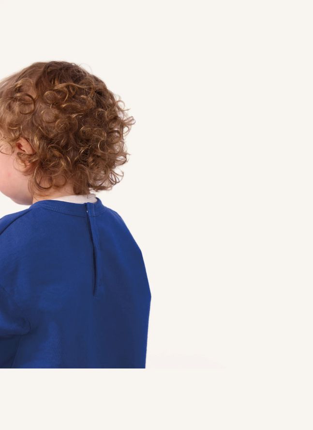 T-shirt Lapin Coton Bio | Bleu roi