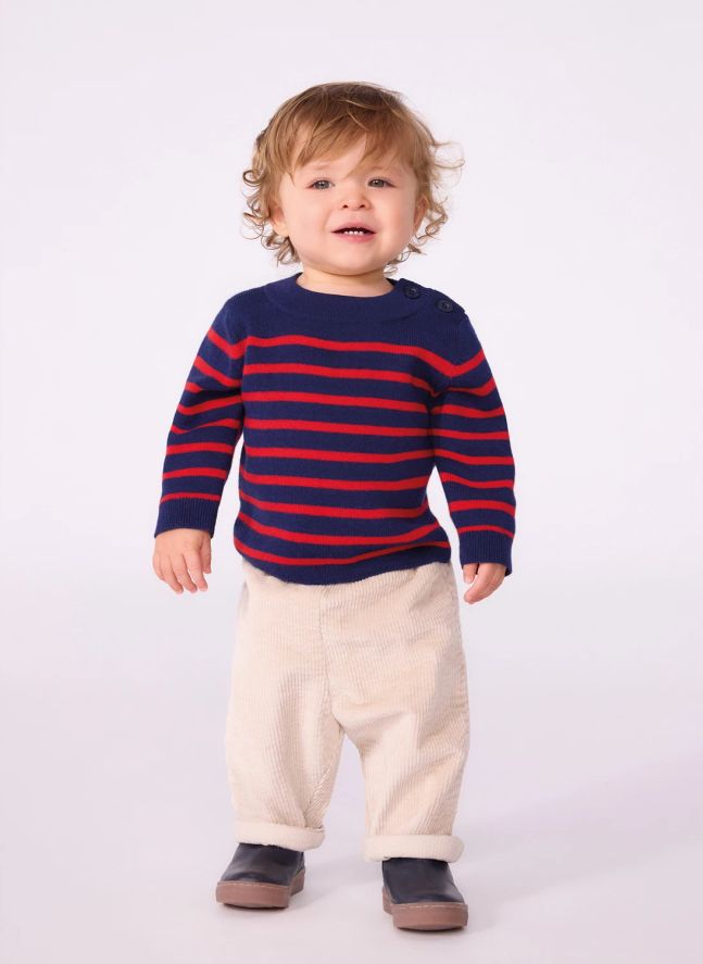 Pantalon Velours Côtelé Coton Bio | Beige