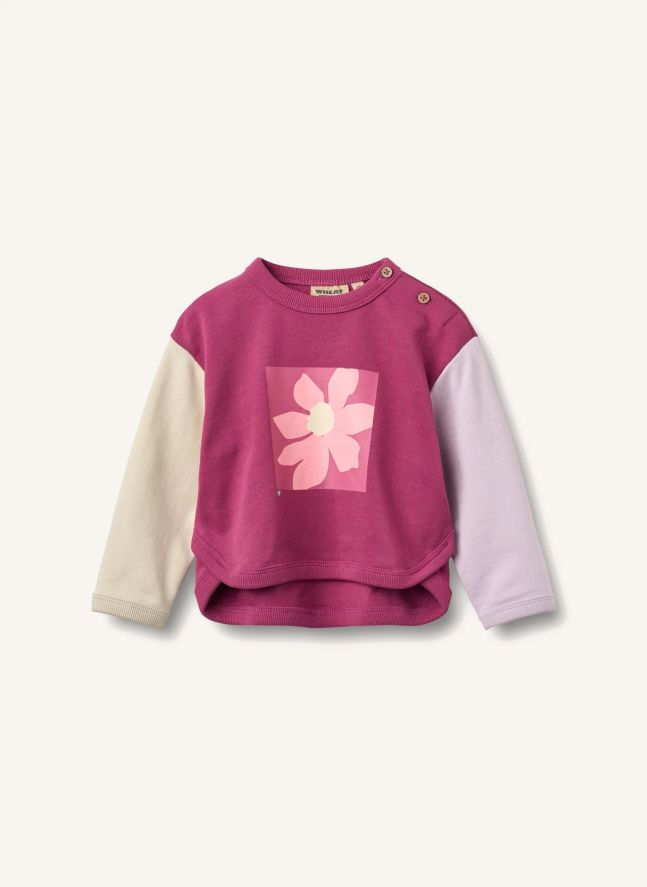 Sweat Emery Fleur Coton Bio | Magenta