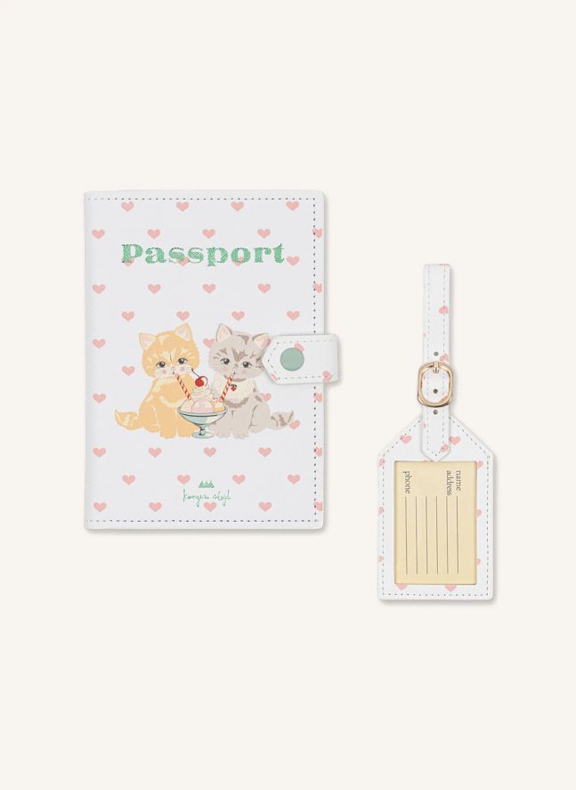 Travel accessories Kitty | Ecru