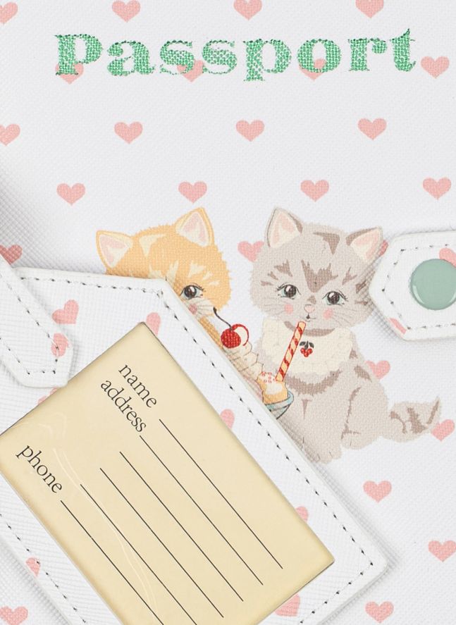 Travel accessories Kitty | Ecru