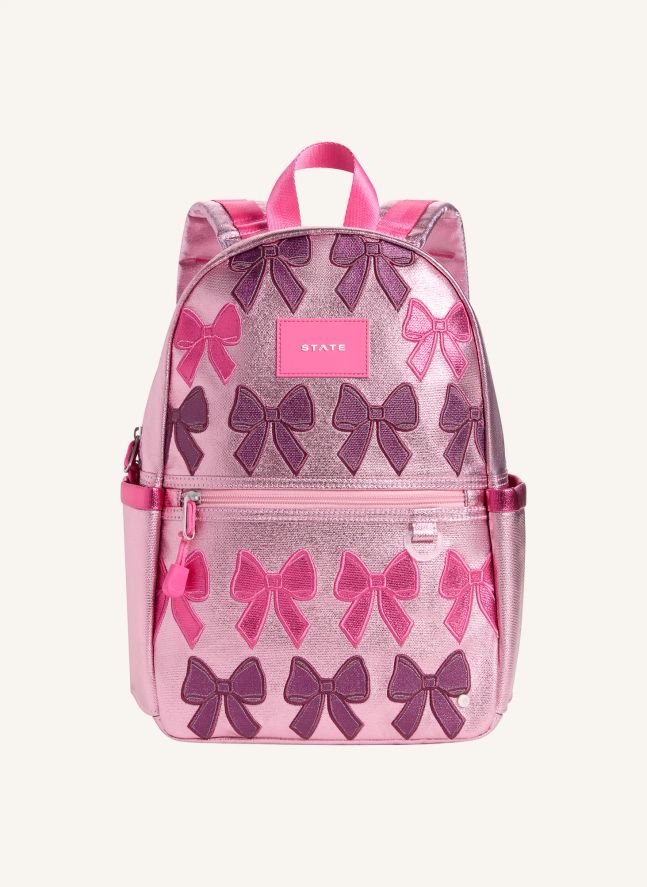 Sac à Dos Mini Kane Irisé Noeuds | Rose