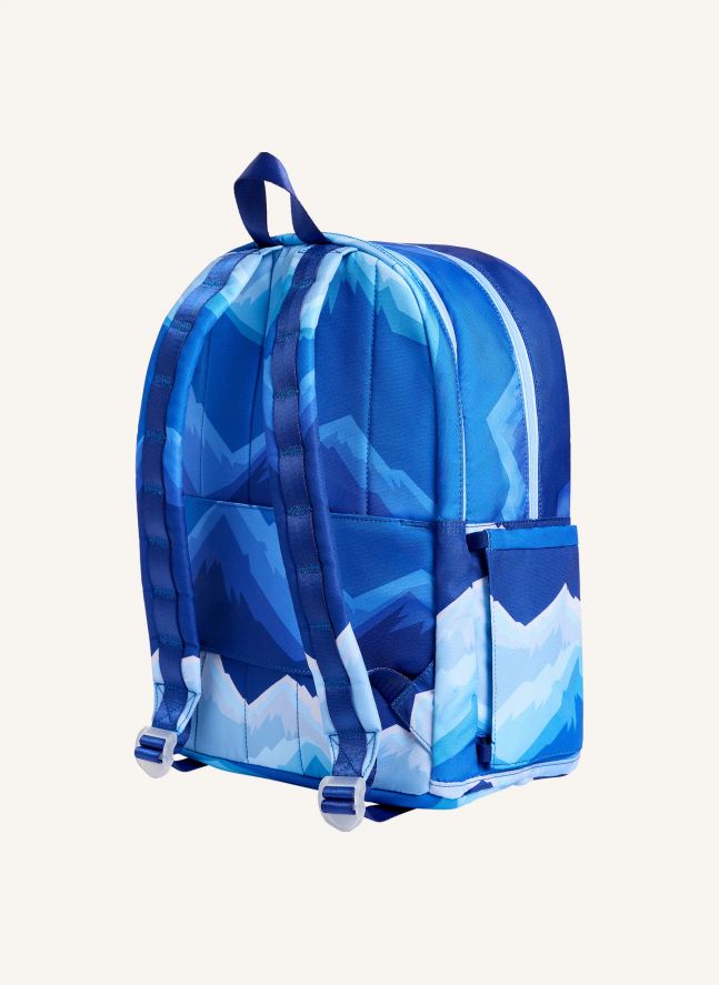 Sac à Dos Double Poches Kane Montagnes | Bleu