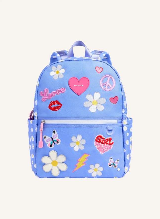 Sac à Dos Kane Fleuri | Bleu Clair