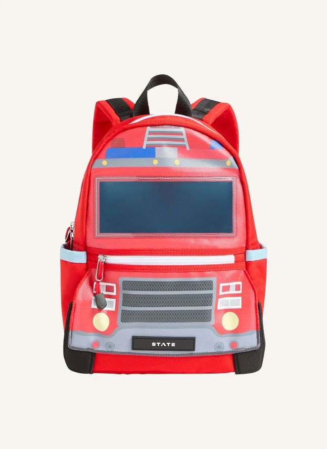 Sac à Dos Mini Kane Camion de Pompiers | Rouge