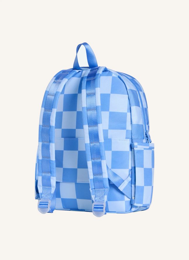 Sac à Dos Kane Charms Carreaux | Bleu pâle