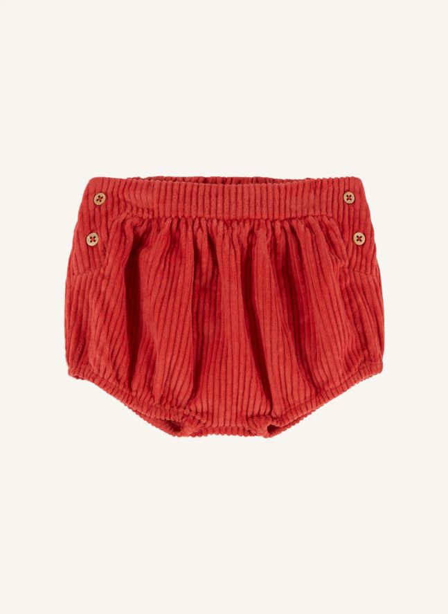 Bloomer Velours Côtelé | Rouge