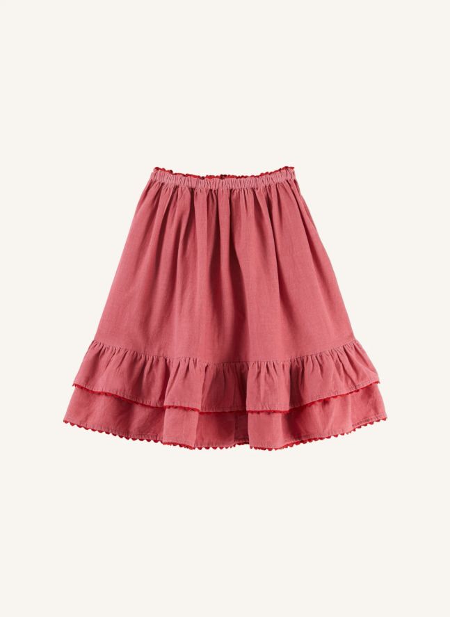 Jupe Velours Côtelé | Rose