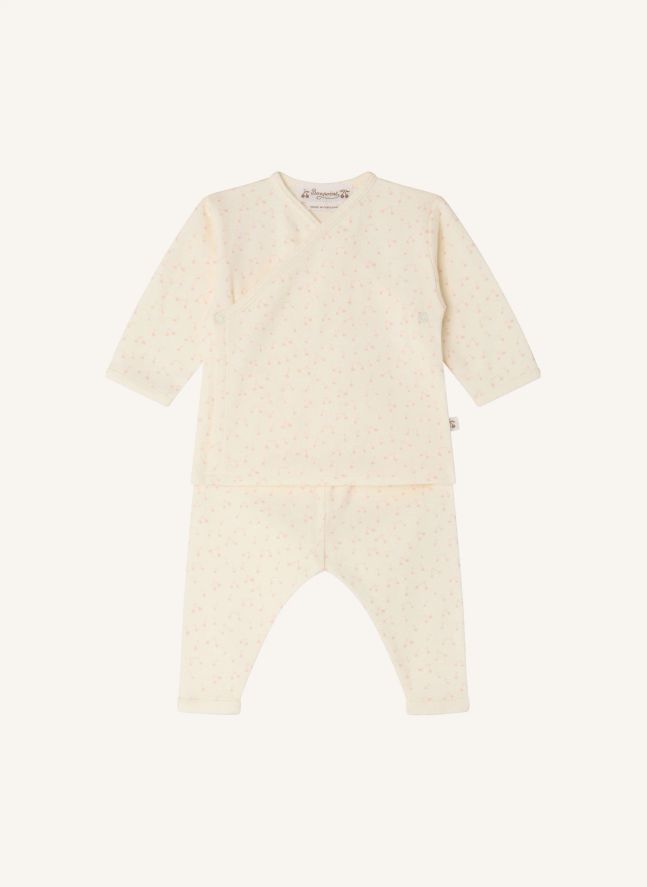 Ensemble Timao T-shirt et Pantalon Coton Bio | Crème
