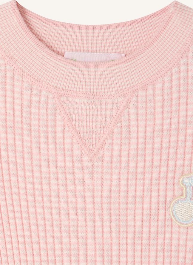 Pull Manches Courtes Melie Coton Bio | Rose
