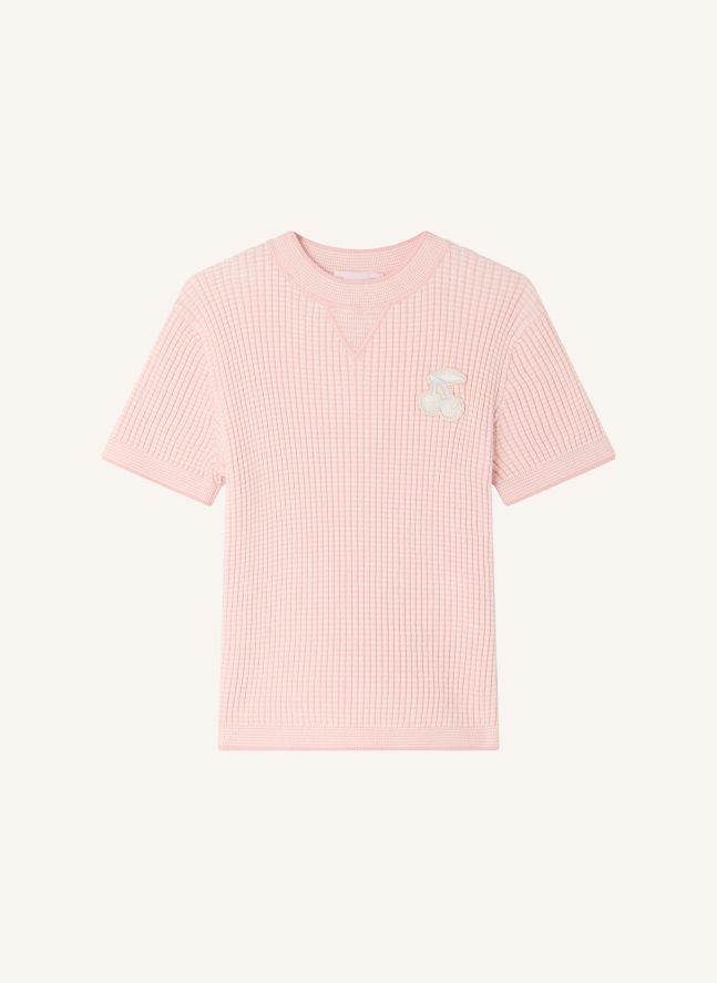 Pull Manches Courtes Melie Coton Bio | Rose