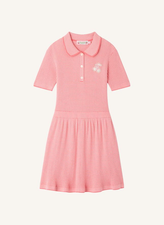 Robe Marlie Coton Bio | Rose bonbon