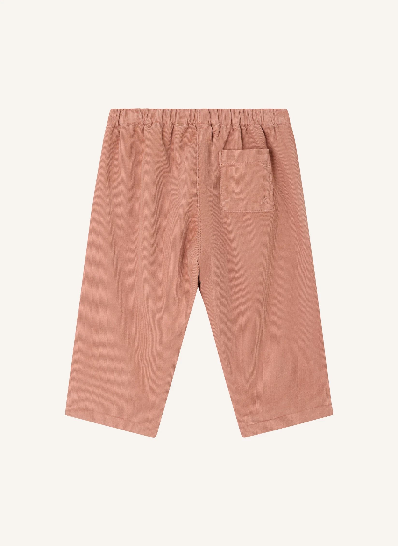 Pantalon Dandy Coton Bio | Vieux Rose- Image produit n°1