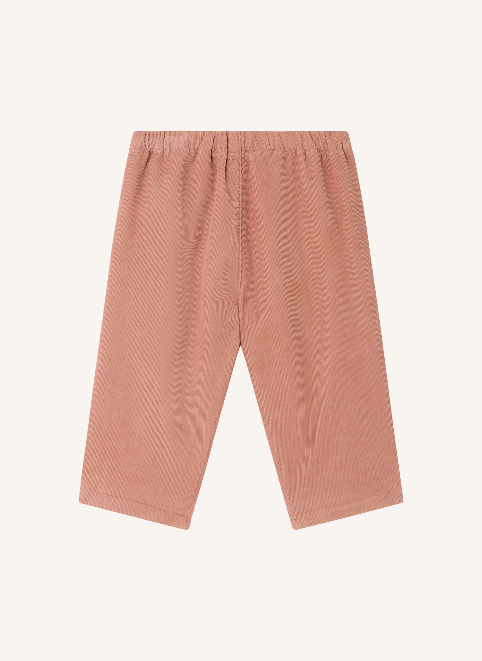 Pantalon Dandy Coton Bio | Vieux Rose- Image produit n°0