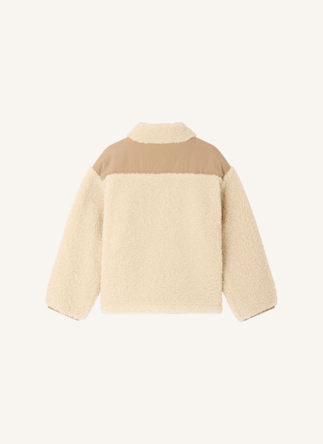 Veste Façon Sherpa Marley | Beige