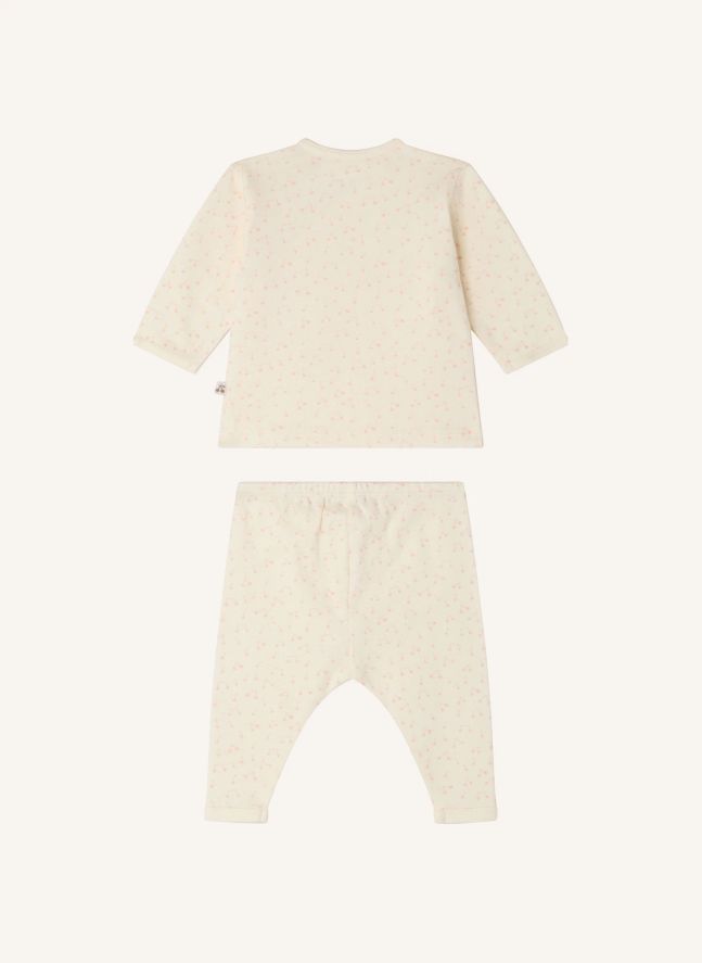Ensemble Timao T-shirt et Pantalon Coton Bio | Crème