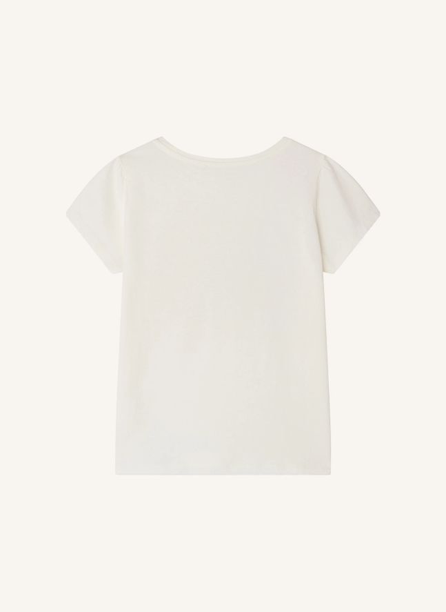 T-shirt Capricia Coton Bio | Crème