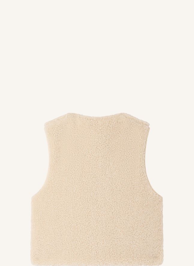 Veste Sans Manches Réversible Maya | Ecru