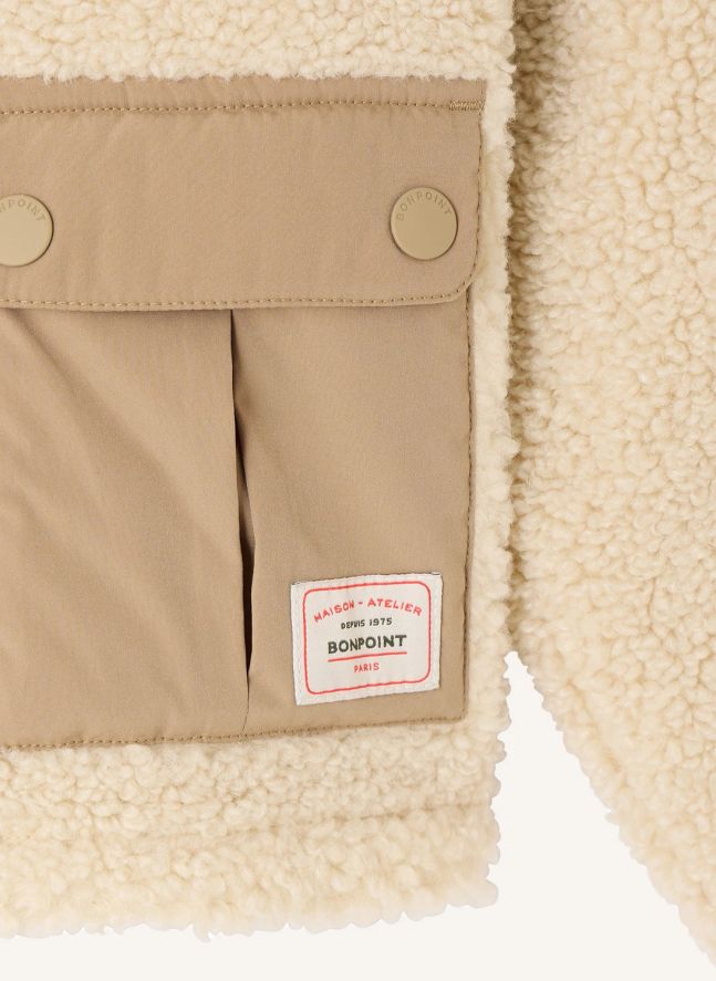 Veste Façon Sherpa Marley | Beige