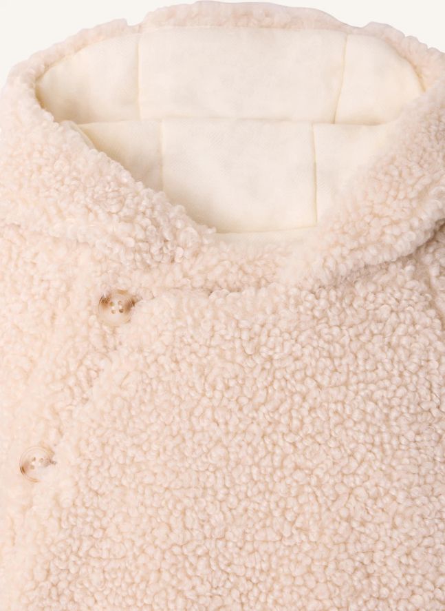 Blouson Façon Sherpa Thala | Ecru
