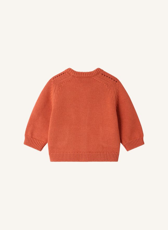 Cardigan Melina Laine | Orange sanguine