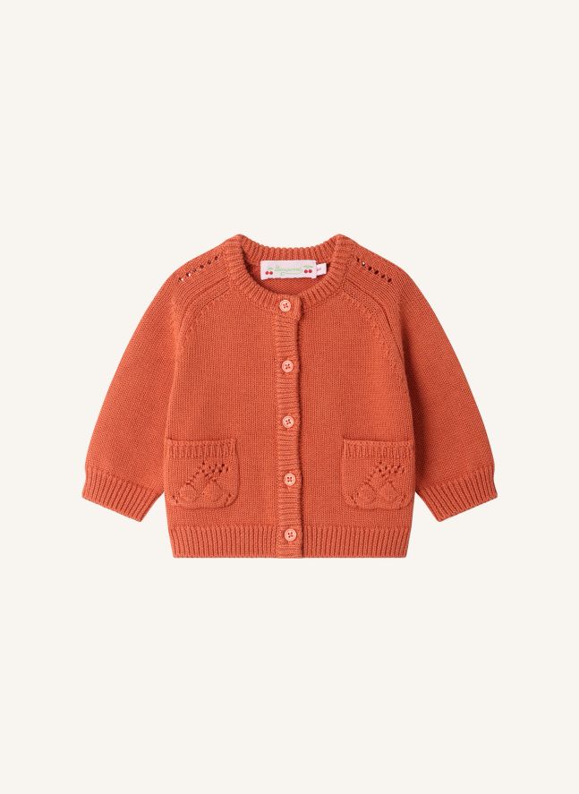Cardigan Melina Laine | Orange sanguine
