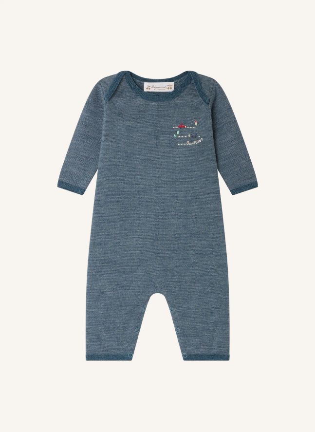 Combinaison Cielo Laine | Bleu de mer