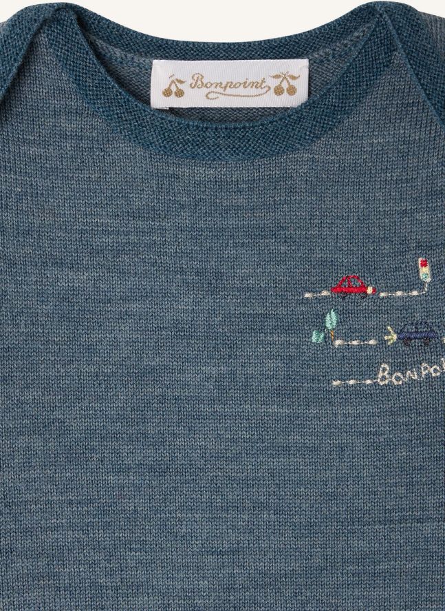 Combinaison Cielo Laine | Bleu de mer