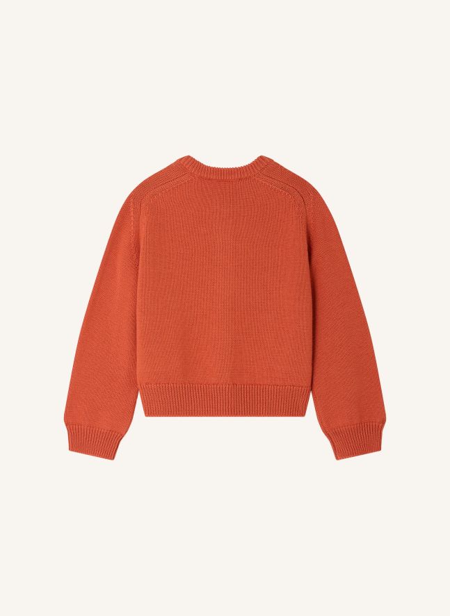 Cardigan Elisea Laine | Orange sanguine