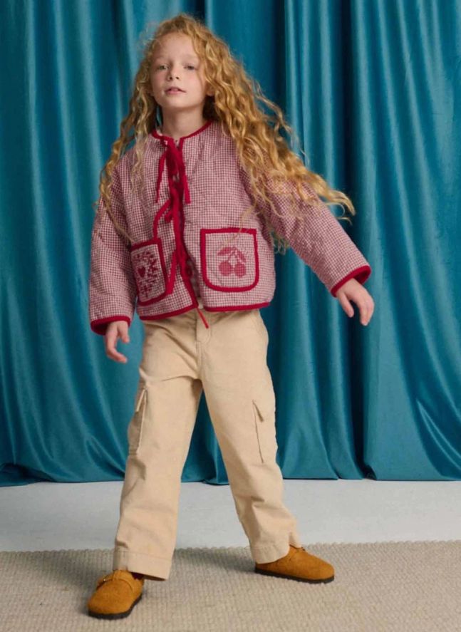 Lavinia Carreaux Jacket | Red