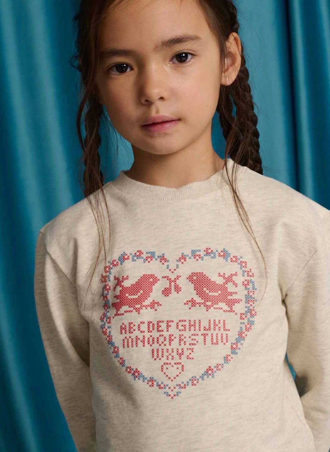 T-shirt Suzette | Beige chiné- Image produit n°2