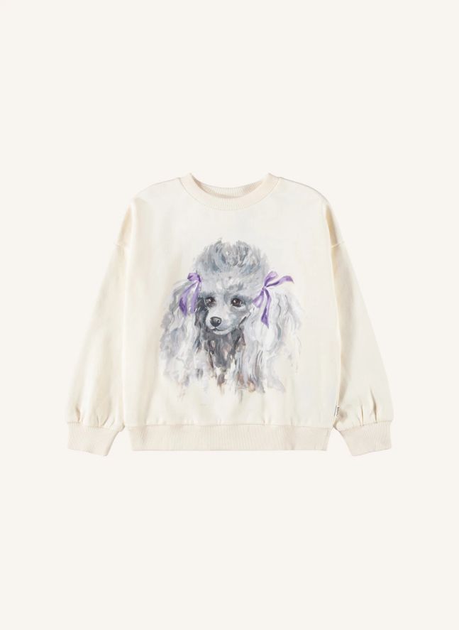 Pull Maxi Caniche Coton Bio | Blanc