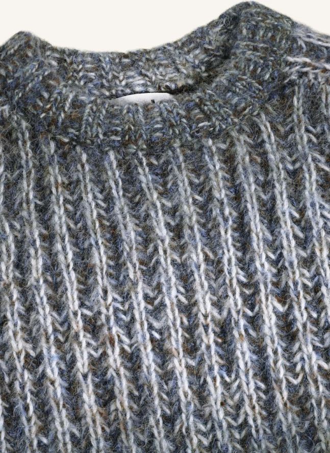 Pull Bosse Dégradé | Gris anthracite